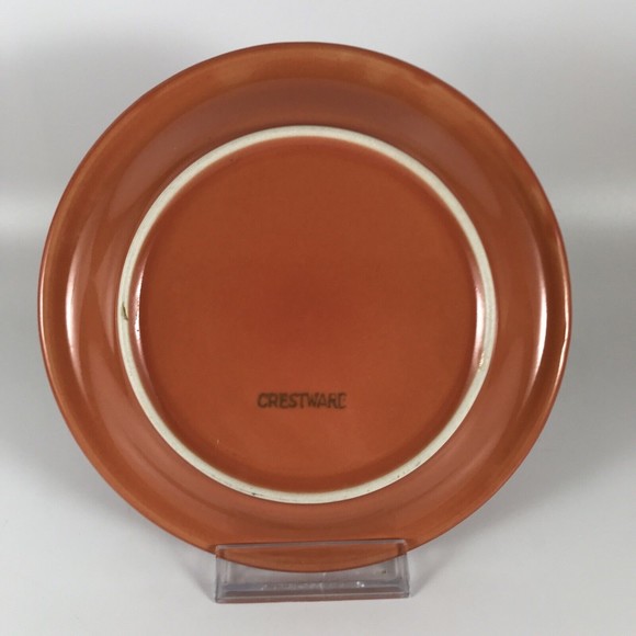 Crestware Orange Bread Plate Ceramic - Picture 2 of 6